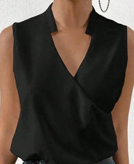 Nerisa Wrap Notch Top