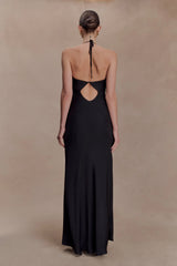 Lydia Satin Maxi Dress