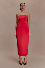 Ophelia Satin Maxi Dress