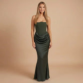 Isabelle Ruched Maxi Dress