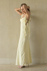Sarila Ruffle Strap Maxi Dress