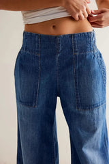 Duttini | Wide-Leg Denim Jeans For Women – Pants Collection