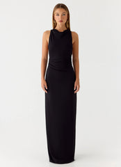 Hidden Agenda Maxi Dress Black