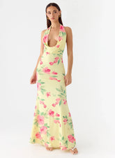 Like You Better Maxi Dress Lemon Soleil