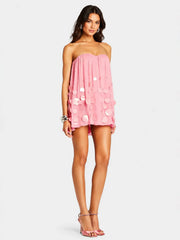 Sherry Embellished Dress - Fondant Pink