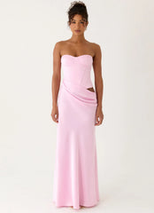 Emory Corset Maxi Dress Pink