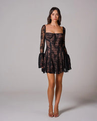 Amaya – The Romantic Lace Illusion Dress