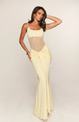 Lemon Confetti Maxi Dress