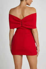 Aria Bow Mini Dress