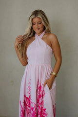 Jazzie Maxi Dress-Light Pink
