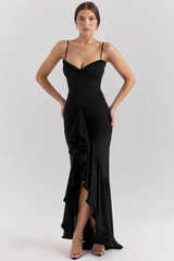 Gabbi Ruffled Midi Dress