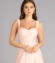 Cute Crush Knit A-Line Mini Dress
