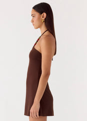 Party For You Mini Dress Chocolate