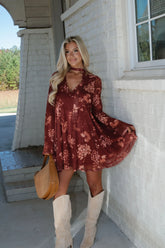 Porter Dress-Cinnamon