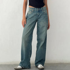 Duttini | Low-Waist Denim Pants For Women – Pants Collection