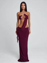 Raer Burgundy Maxi Dress