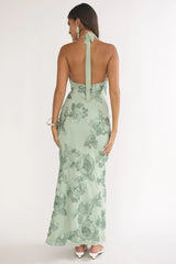 Kirralée Embellished Maxi Dress Aqua