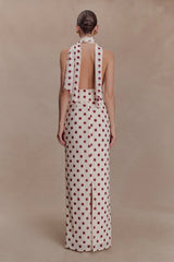 Nadine Polka Maxi Dress