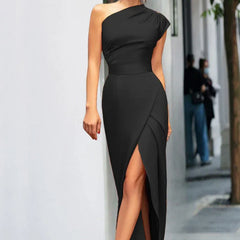 Alessia One-Shoulder Maxi Dress
