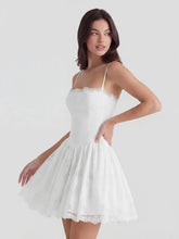 Vintage Cottagecore Eyelet Lace Cotton Dress