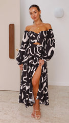 Valentina Abstract Maxi Dress