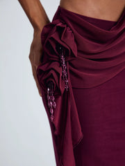 Raer Burgundy Maxi Dress