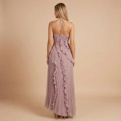 Isabella Ruffle Midi Dress