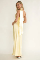 Alvara Halter Maxi Dress Butter