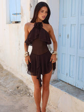 Lydii Chocolate Mini Dress