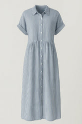 Ladies' Elegant Midi Dress With Pockets