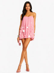 Sherry Embellished Dress - Fondant Pink