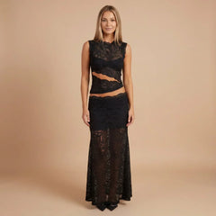 Alessandra Lace Maxi Set
