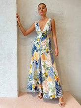 Solange Patchwork Maxi Dress