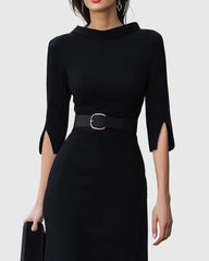 Magnolia Wrap Midi Dress