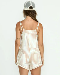 Amelia Striped Mini Romper