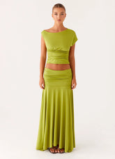 Liana Top Skirt Set