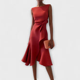 Elena Draped Midi Dress