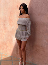 Diane Mini Dress Taupe