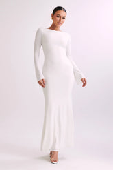 Tarna Slinky Fishtail Maxi Dress