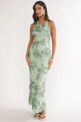 Kirralée Embellished Maxi Dress Aqua