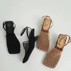 Duttini | Mesh Weave Heels For Women – Shoes Collection