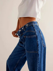 Duttini | High-Waist Wide-Leg Denim For Women – Pants Collection