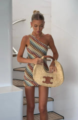 Autumn Flame Mini Dress