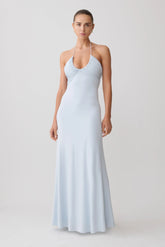 Maely Gathered Maxi Dress
