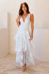Autumn Love Maxi Dress Blue