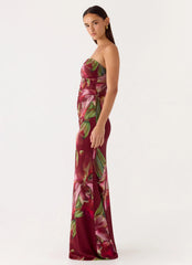 Iroha Strapless Maxi Dress Cuba
