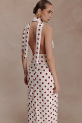 Nadine Polka Maxi Dress
