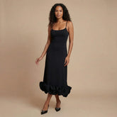 Isla Ruffle Midi Dress