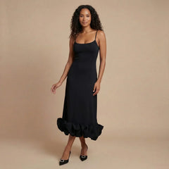 Isla Ruffle Midi Dress