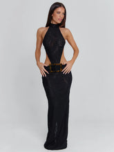 Albinae Black Maxi Dress